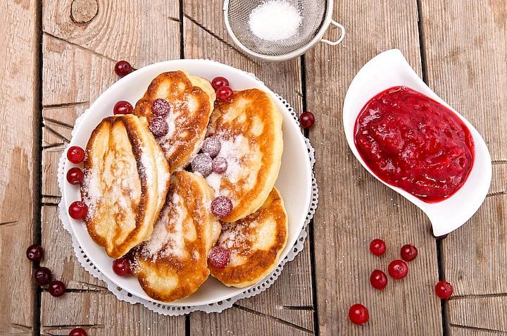 оладки на кефірі