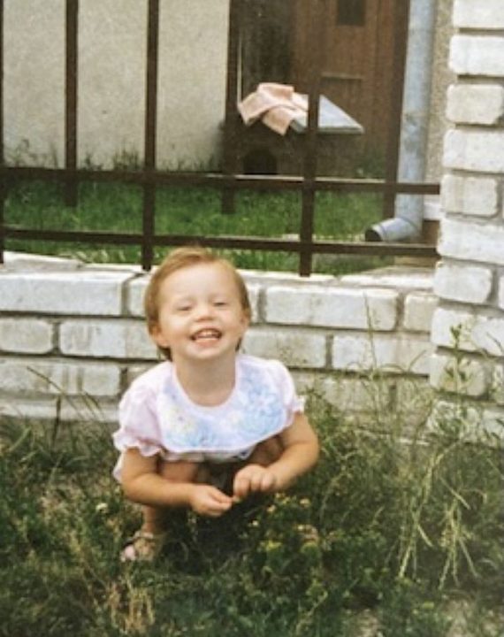 Оксана Михайлюк у дитинстві