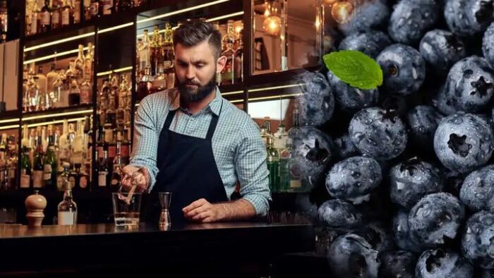 коктейль Blueberry Night
