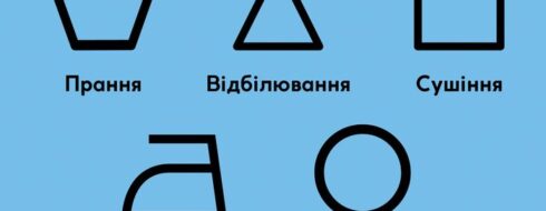 Значки на ярликах одягу